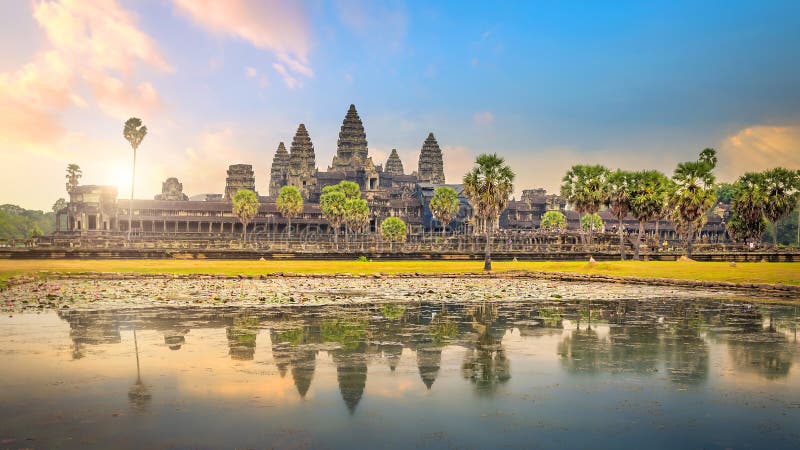 Beautiful sunrise at Ankor Wat, Siem Reap, Cambodia. Beautiful sunrise at Ankor Wat, Siem Reap, Cambodia